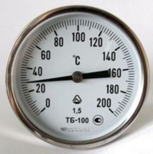 Термометр биметалл 200*С L=60(50)
